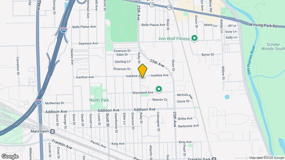 3745 Ruby St Map and Location Details