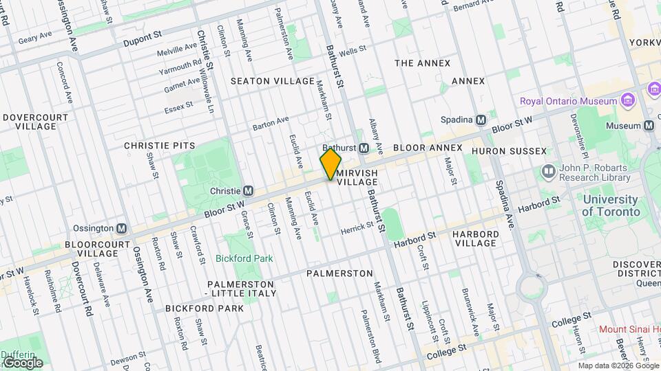 543 Palmerston Blvd, Unit 3 Map and Location Details