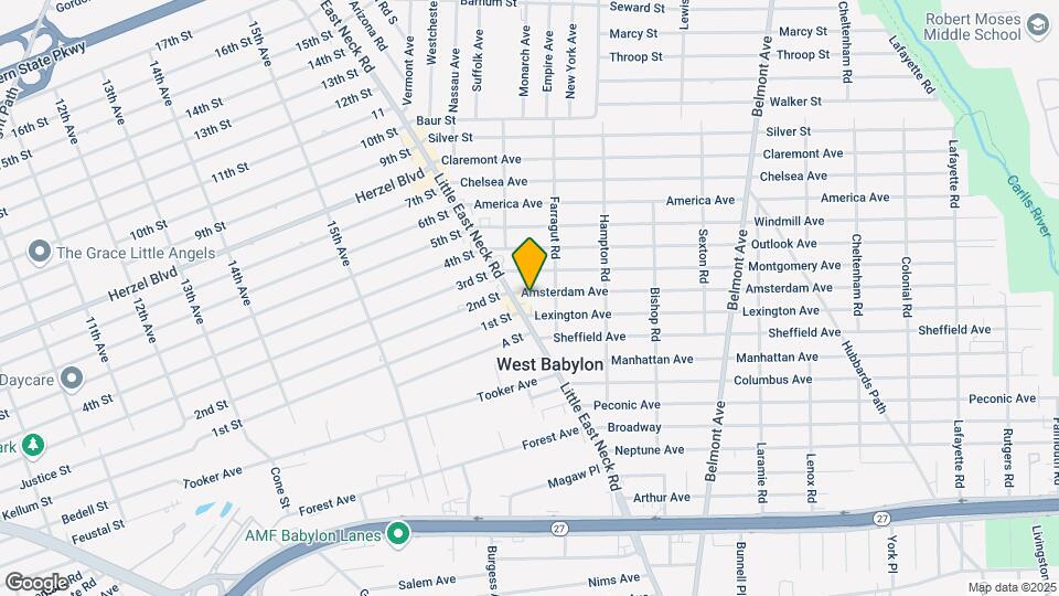 20 Amsterdam Ave Map and Location Details