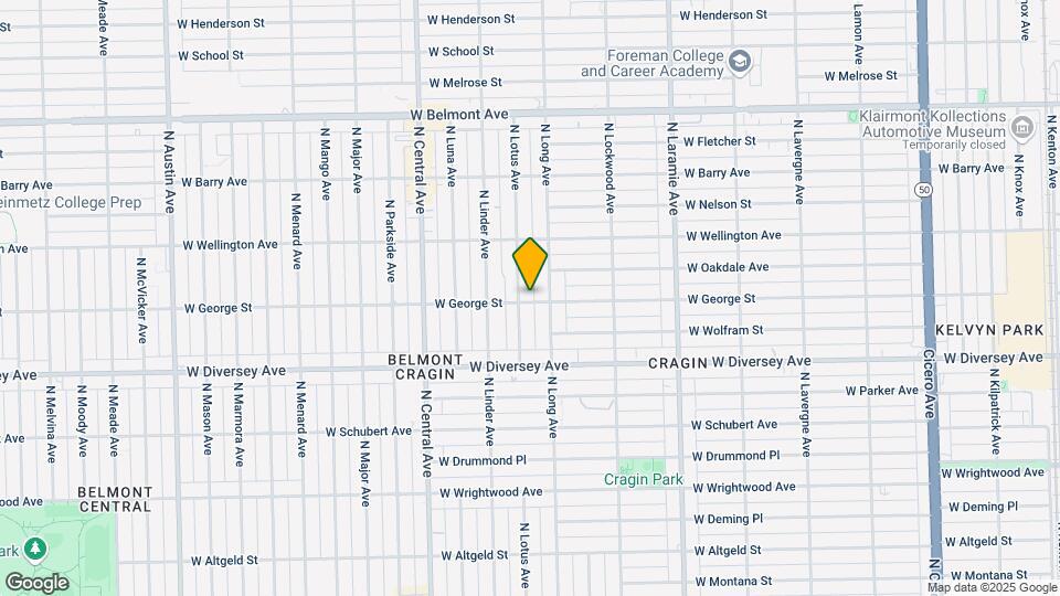 5414 W George St Mapa y Detalles de la Ubicación