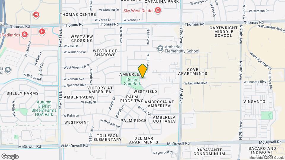 8531 W Vernon Ave Map and Location Details