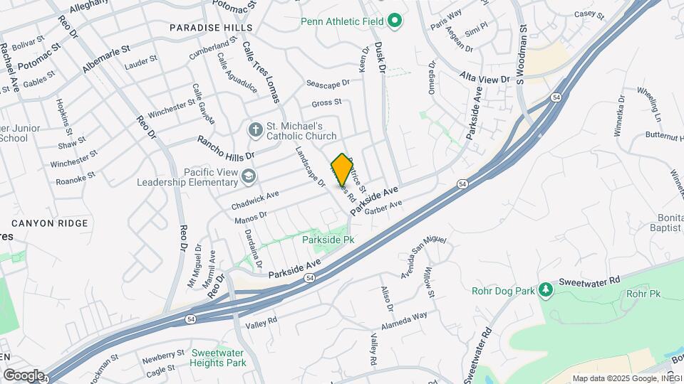 2854 Rhoades Rd Map and Location Details