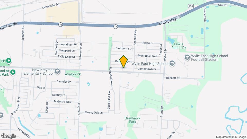 2800 Gold Hill Dr Map and Location Details