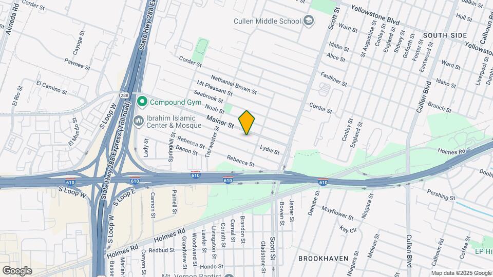 3719 Lydia St Map and Location Details