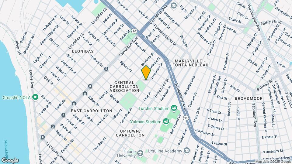 2014 Lowerline St Map and Location Details