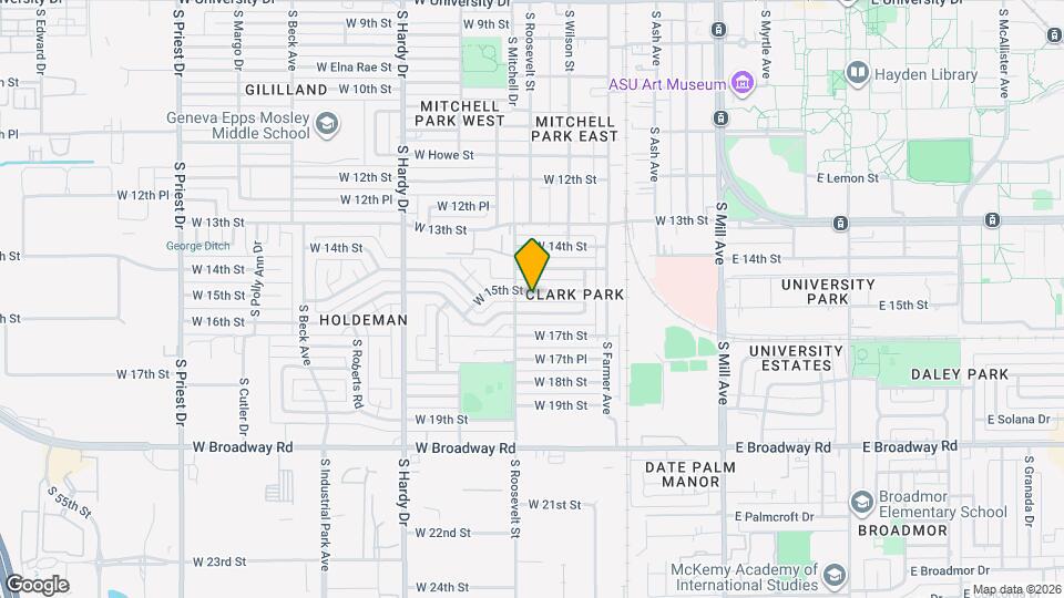 535 W 15th St Map and Location Details