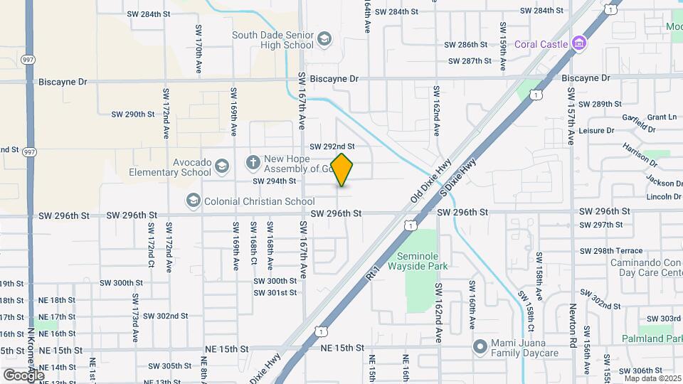 29463 SW 165th Ave Mapa y Detalles de la Ubicación