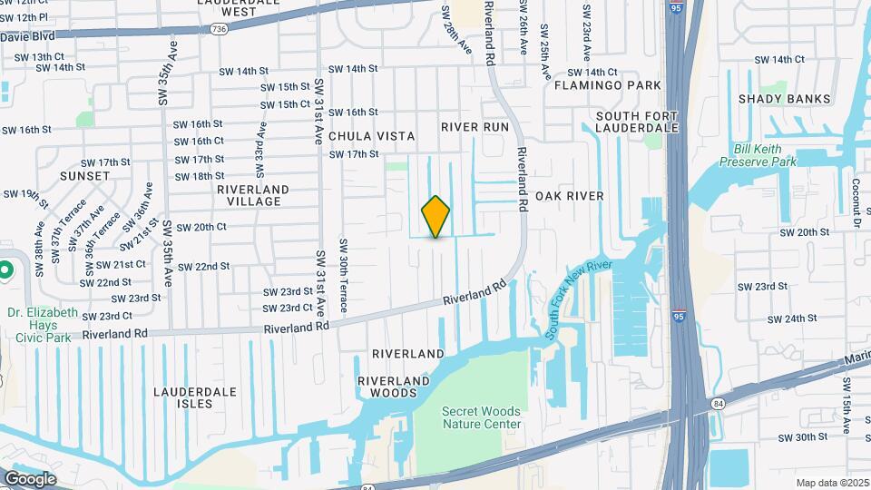 2120 SW 28th Ter, Unit A Map and Location Details