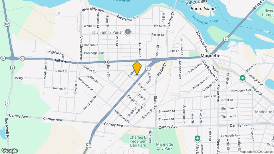741 Marinette Ave Map and Location Details