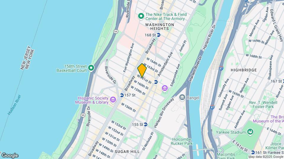 552 W 161st St Map and Location Details