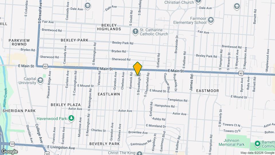 713 S Broadleigh Rd Map and Location Details