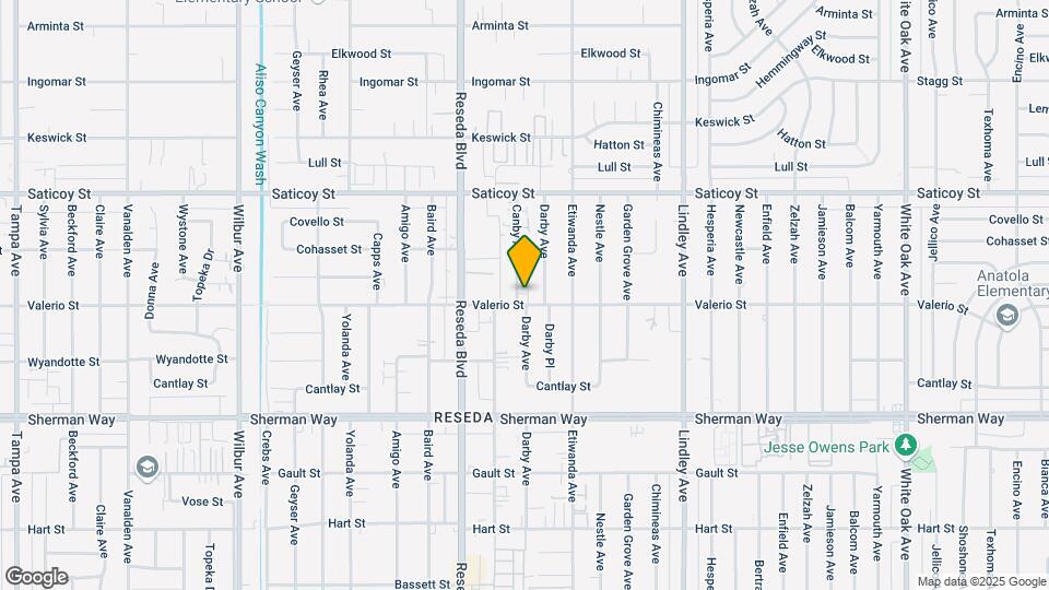 7408 Canby Ave Map and Location Details