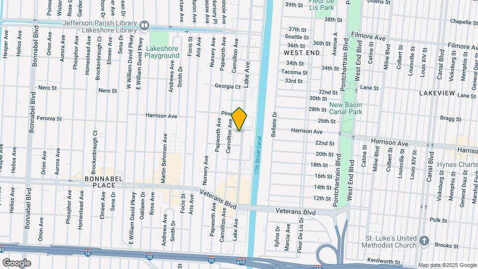 1108 Lake Ave Mapa y Detalles de la Ubicación