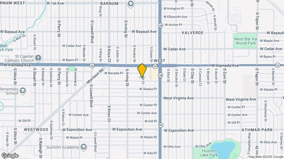 381-381 S Hazel Ct Mapa y Detalles de la Ubicación