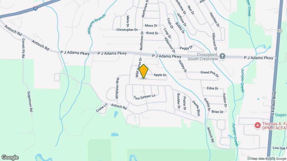412 Apple Dr Map and Location Details