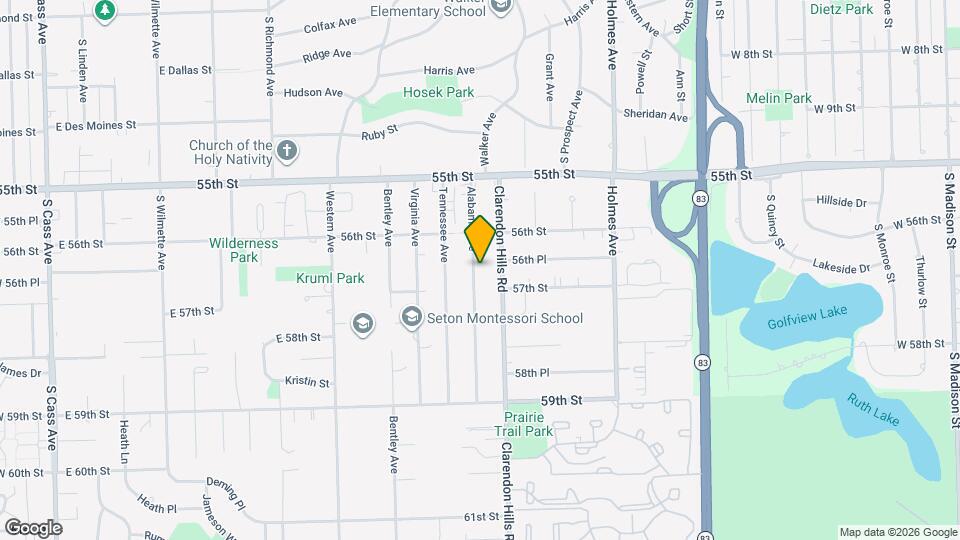 5635 Alabama Ave Map and Location Details