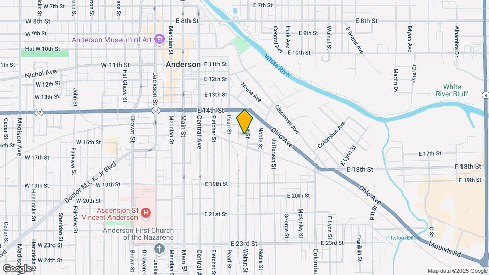 1527 Walnut St, Unit 3 Map and Location Details