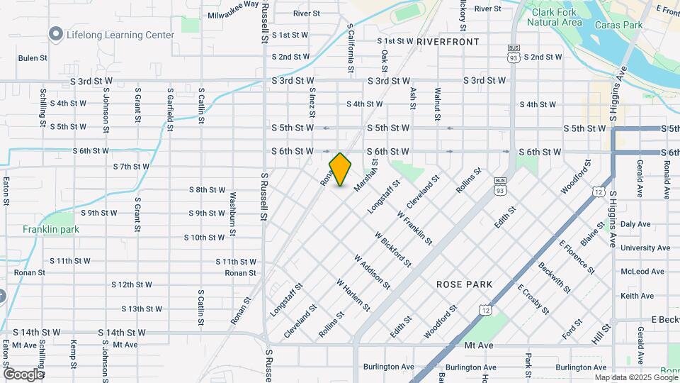 512 W Bickford St Map and Location Details