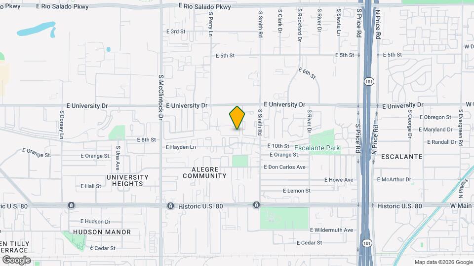 1905 E University Dr-Unit -# 129 Map and Location Details