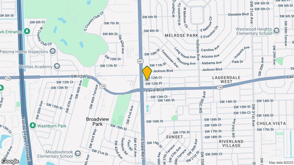 3971 SW 12th Pl Map and Location Details