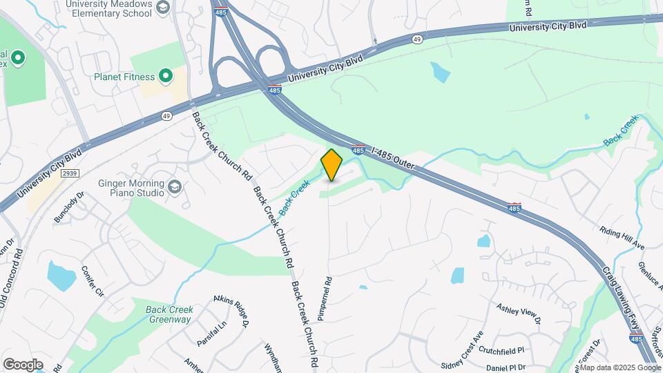 2111 Pimpernel Rd Map and Location Details