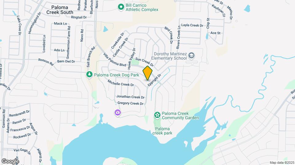 2416 Scott Creek Dr Map and Location Details