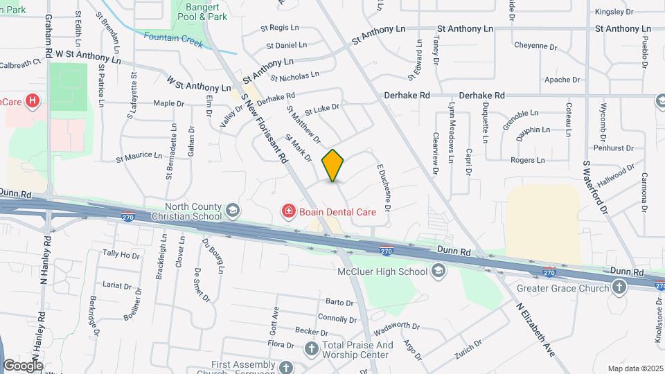 1415 W Duchesne Dr Mapa y Detalles de la Ubicación