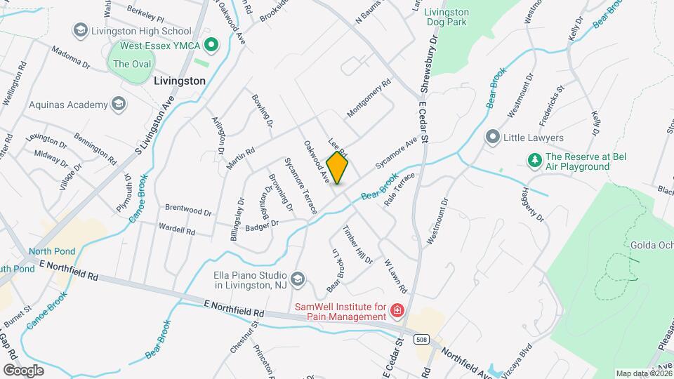 95 Sycamore Ave Map and Location Details