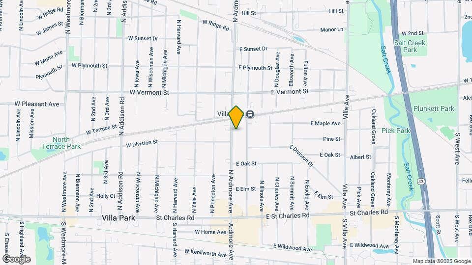 327 N Ardmore Ave Map and Location Details