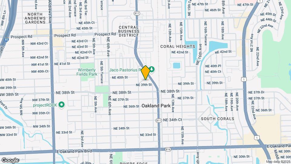 1051 NE 39th Dr Map and Location Details