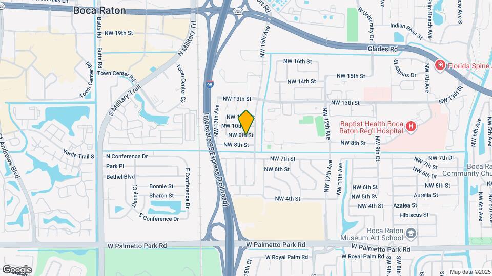 1544 NW 9th St Map and Location Details