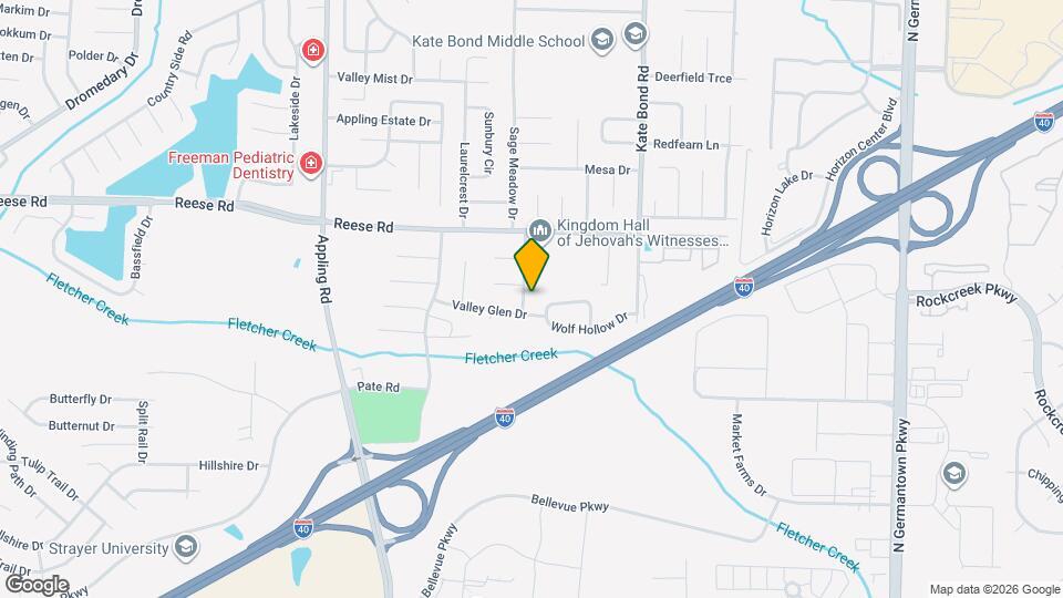 2428 Green Glen Dr Map and Location Details