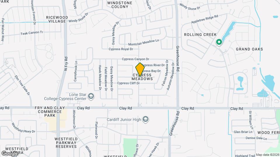 19327 Cypress Harbor Dr Map and Location Details