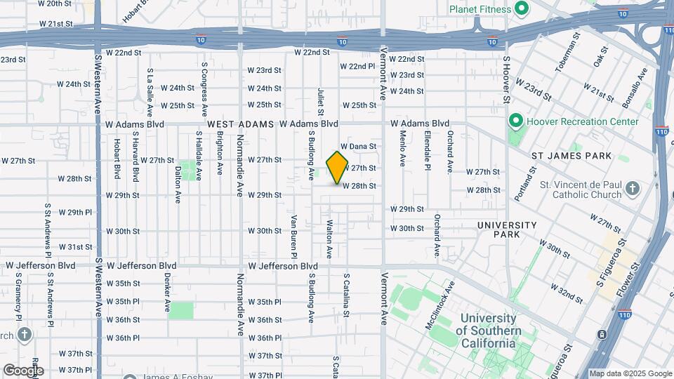 1492 W 28th St Map and Location Details