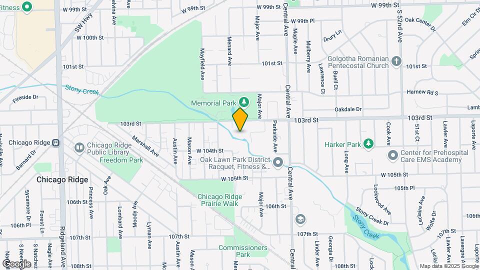 10316 S Mansfield Ave Map and Location Details