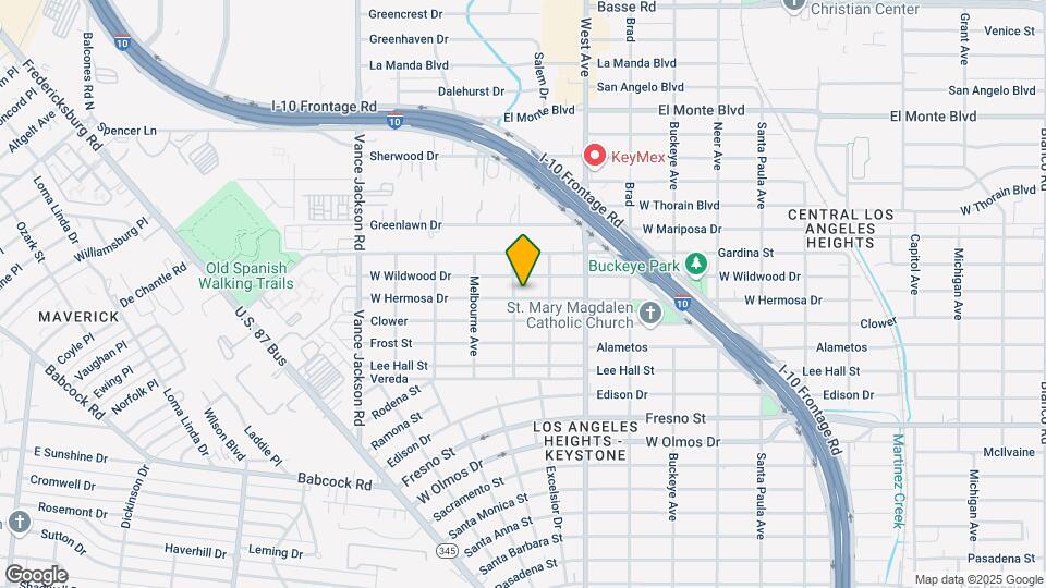 2025 W Hermosa Dr Map and Location Details