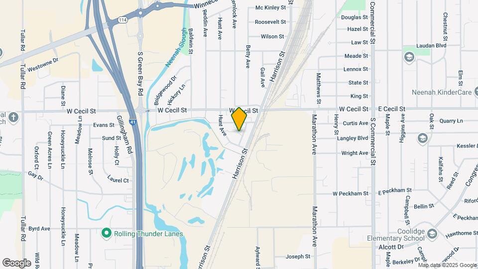1019-1023 Brookwood Dr Map and Location Details