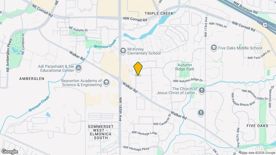 1160 NW 183rd Ave Map and Location Details