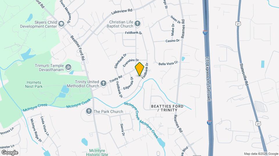 9421 Feldbank Dr Map and Location Details