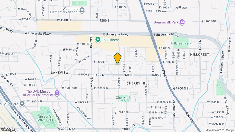 1532 S 200 E Map and Location Details