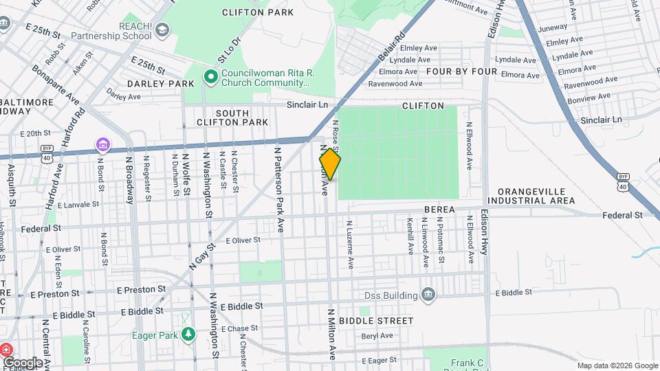 1669 N Milton Ave Map and Location Details