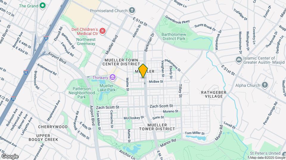 4508 Berkman Dr Mapa y Detalles de la Ubicación