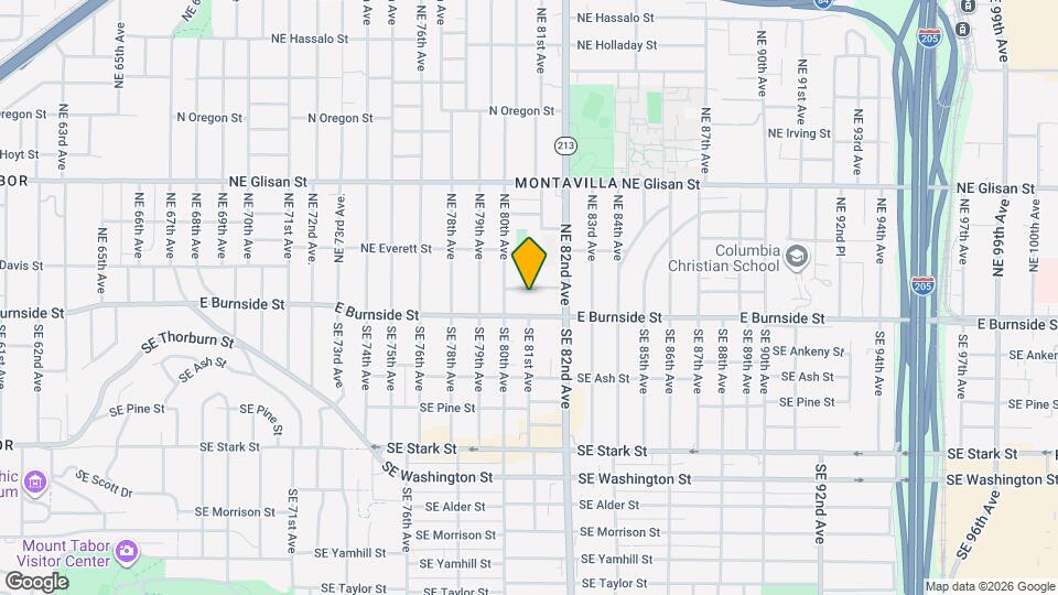 8046 NE Couch St Map and Location Details