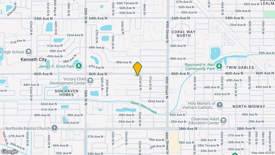 5213 45th Ave N Map and Location Details