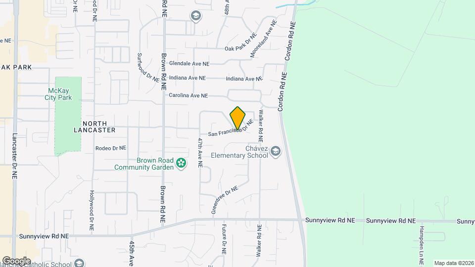 4824 San Francisco Dr NE, Unit #A Mapa y Detalles de la Ubicación