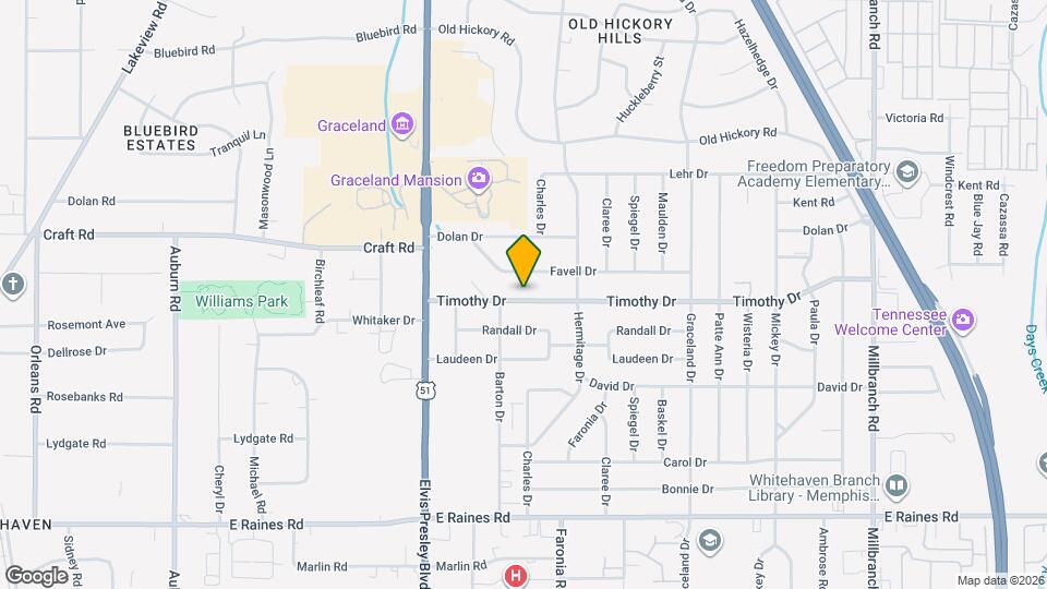 1278 Timothy Dr Map and Location Details