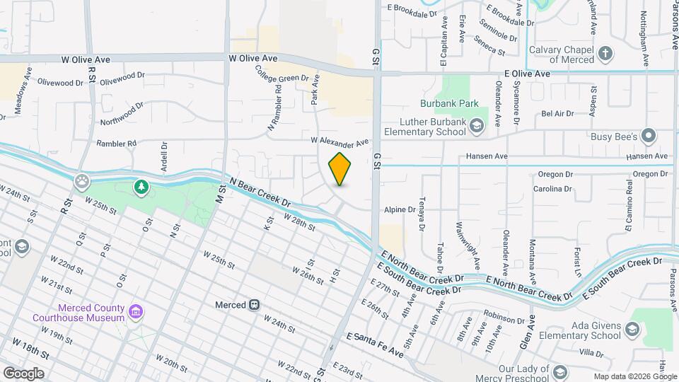 Creekside Apartments Map and Location Details