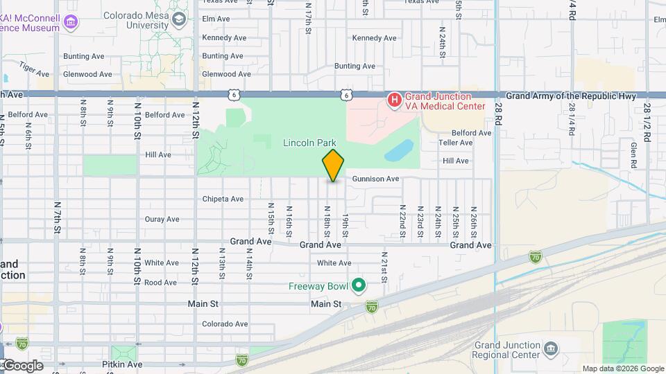 626 N 18th St Map and Location Details