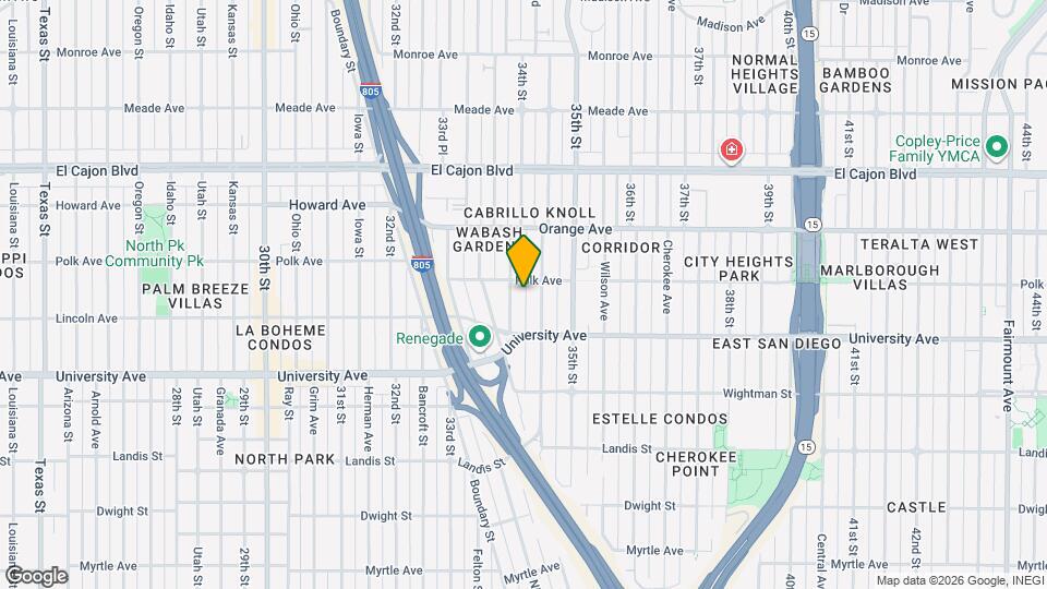 4064 Laverne Pl Map and Location Details