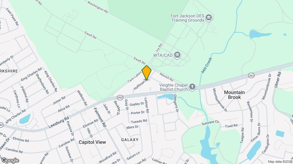 2140 Huffman Dr Map and Location Details